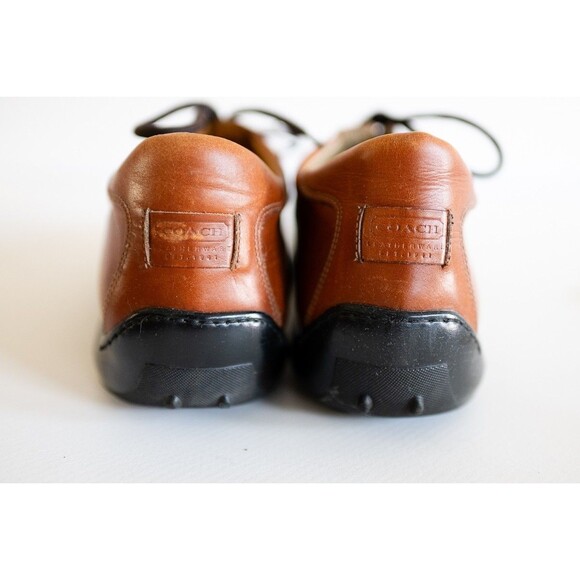 Men's Brown Leather Casual Lace-Up Shoes - Picture 3 of 8